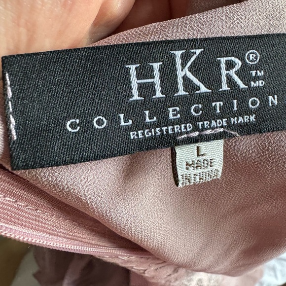 Elegant Lace Ruffle Blouse - Dusty Pink - Picture 8 of 8